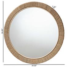 Geralyn Japandi Wall Mirror 34.3" x 34.3"
