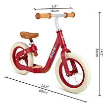 Get Up and Go Learn to Ride Toddler Balance Bike in Red