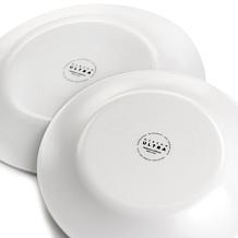 Gibson Ultra 36-Pc Tempered Opal Glass Combo Dinnerware Set in White