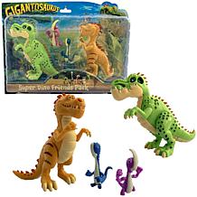 Gigantosaurus Super Dino Friends Pack - 4pk Dinosaur Toy Miniatures