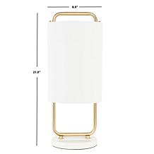 Giulia 21" Gold and White Table Lamp