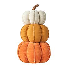 Glitzhome 13in. H Fall Stacked Fabric Pumpkin