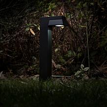 Glitzhome 15" Set of 6 Solar Powered SMD LED Pathway Ground Light