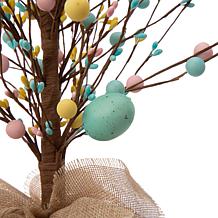 Glitzhome 18" Easter Eggs Table Tree