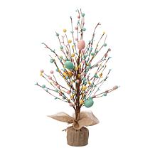 Glitzhome 18" Easter Eggs Table Tree