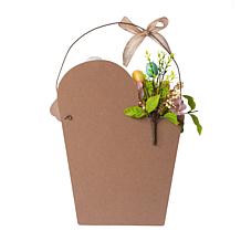 Glitzhome 18in H Easter Wooden Bunny Eggs Wall Décor
