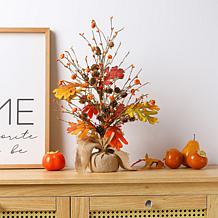 Glitzhome 20in.H Harvest Table Tree Decor
