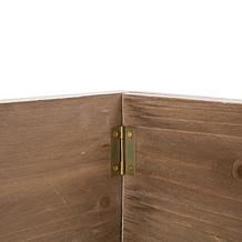 Glitzhome 22" Wooden Tree Collar