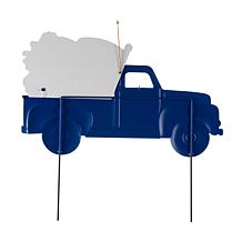 Glitzhome 23.5" Metal Patriotic Americana Truck Yard Stake/Wall Décor