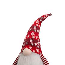 Glitzhome 24" Fabric Christmas Gnome 
