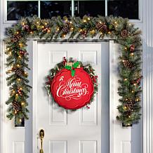 Glitzhome 24" Metal Ornament Yard Stake