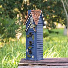 Glitzhome 24.25" Villa-Style 3-Tier Solid Wood Birdhouse