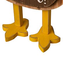 Glitzhome 24.25in.H Thanksgiving Wooden Turkey Standing Décor