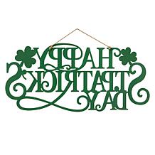 Glitzhome 24in L Metal HAPPY St. Patrick's Day Wall Decor