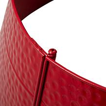 Glitzhome 26" Hammered Metal Tree Collar