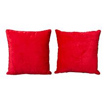 Glitzhome 2pk Hooked Christmas Dog and Cat Pillow