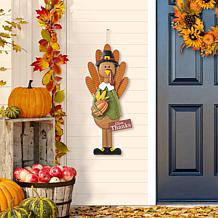 Glitzhome 36in. H Thanksgiving Metal Turkey Yard / Standing Decor
