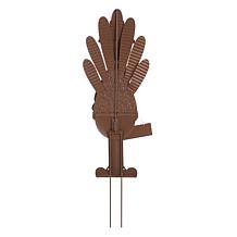 Glitzhome 36in. H Thanksgiving Metal Turkey Yard / Standing Decor