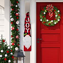Glitzhome 42" Wooden Christmas Gnome Porch Sign