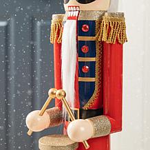Glitzhome 42" Wooden Christmas Soldier Nutcracker
