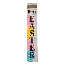 Glitzhome 42in H Wooden HAPPY EASTER Porch Sign