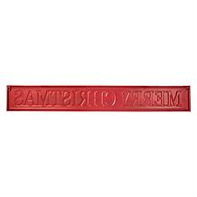 Glitzhome 45.75in. L Enameled Metal MERRY CHRISTMAS Wall Sign