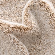 Glitzhome 48in. D Faux Rabbit Fur Christmas Tree Skirt