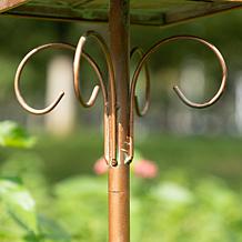 Glitzhome 52" Farmhouse Birdhouse with Rustic Faux Copper Finish