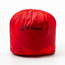 Glitzhome 6 FT Lighted Valentine's Inflatable Bear with Heart Decor