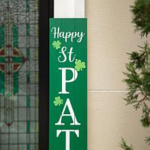 Glitzhome 60in L Wooden St. Patrick's Porch Sign