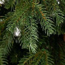Glitzhome 6ft. Pre-Lit Green Fir Artificial Christmas Tree w/ 350 LED