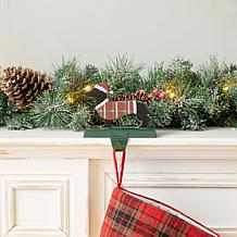 Glitzhome 6in. H Wooden and Metal Dachshund Stocking Holder