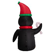 Glitzhome 8' Lighted Inflatable Penguin Décor