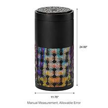 Glitzhome Cutout Pattern Outdoor Fountain with Pump and LED Light