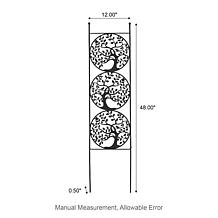 Glitzhome Metal Tree of Life Garden Trellis, Garden Stakes
