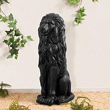 Glitzhome Oversized Regal Guardian Lion Statue 36.25" H