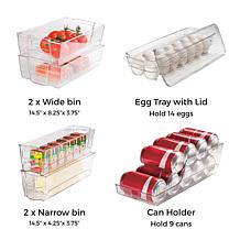 Gourmet Edge 7-piece Fridge Bin Organizing Set