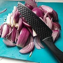 Gourmet Edge 7pc Diamond Nonstick Blade Set w/ Universal Knife Block