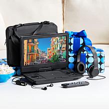 GPX 12" Portable Bluetooth DVD Player w/Carry Bag, Headphones & Remote