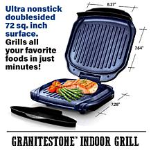 Granitestone Blue Low Fat Folding Grill