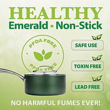 GraniteStone Emerald Nonstick Pots and Pans Cookware Set - 10 Piece