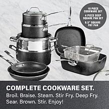 GraniteStone Nonstick Pots and Pans Cookware and Bakeware - 20 Piece