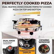 GraniteStone Piezano Pizza Oven with 4 Pizza Peels