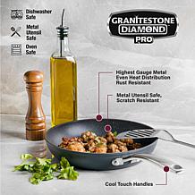 GraniteStone Pro Hard-Anodized Pots and Pans with Utensils - 13 Piece