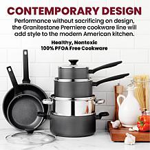 Granitestone Pro Premiere 10-Piece Hard Anodized Nonstick Cookware Set