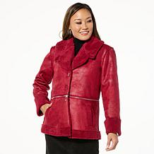 GREY by Jhoan Sebastian Grey 2-in-1 Shearling/Faux Leather Jacket