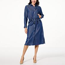 GREY by Jhoan Sebastian Grey Convertible Chambray Duster