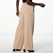 GREY by Jhoan Sebastian Grey Linen-Blend Wide-Leg Capsule Pant