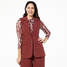 GREY by Jhoan Sebastian Grey Vest with Trapunto Stitching