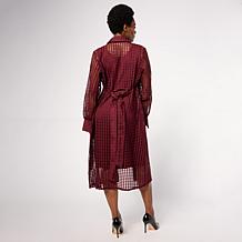 Grey by Jhoan Sebastian Mesh Shirtdress/Duster & Tank Dress Liner